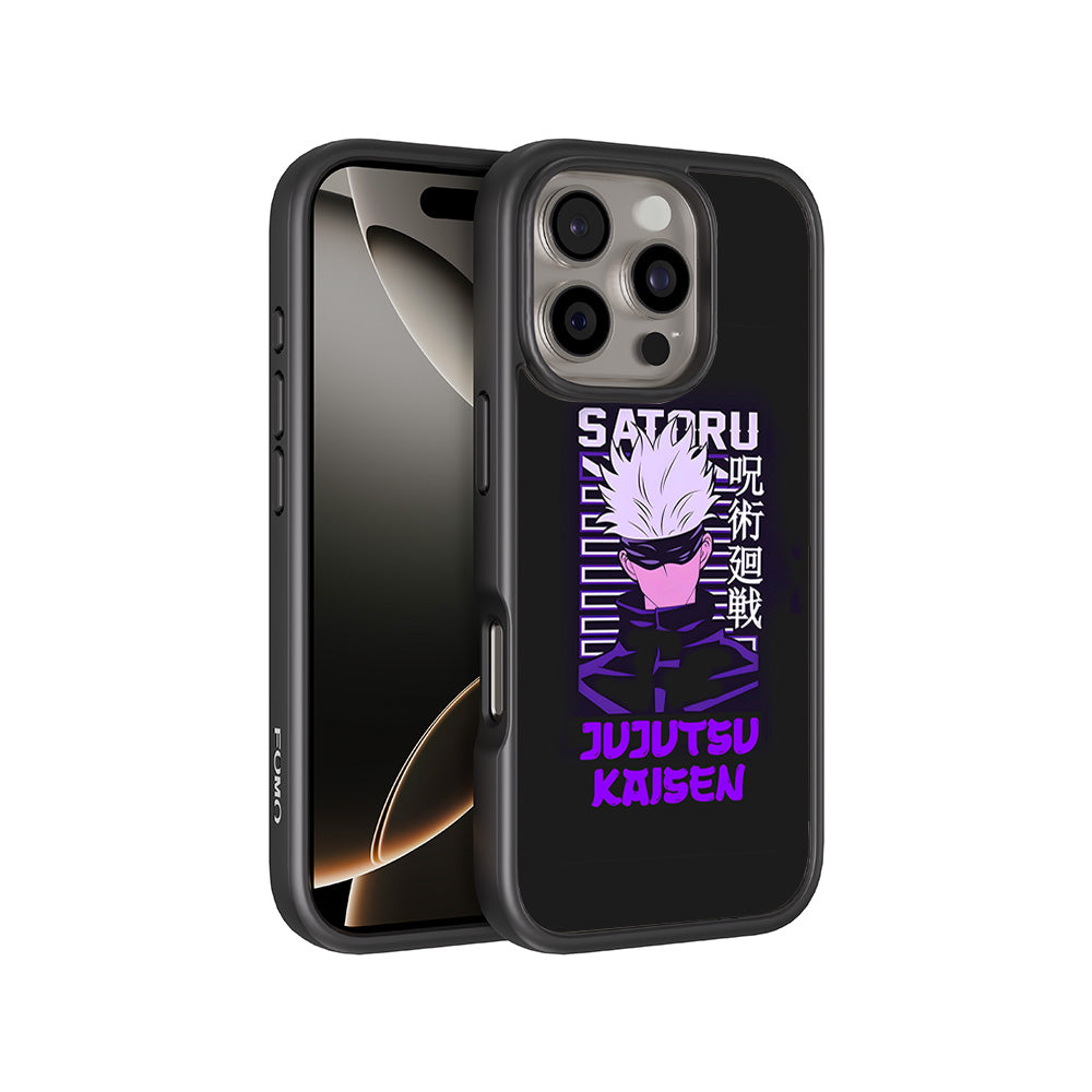 Satoru From Jujutsu Kaisen Anime 3D Skin with Shockguard Armour Magsafe Case for Apple iPhone 16 Pro