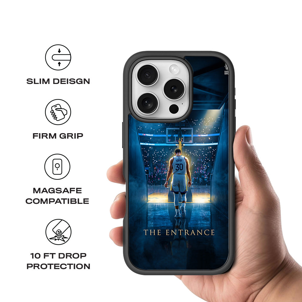Stephen Curry The Entrance Sports 3D Skin with Shockguard Armour Magsafe Case for Apple iPhone 16 Pro