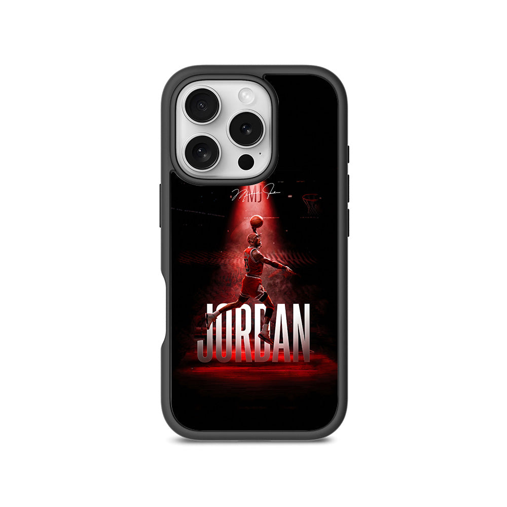 Jordan 23 Spotlight Basketball Sports 3D Skin with Shockguard Armour Magsafe Case for Apple iPhone 16 Pro Max