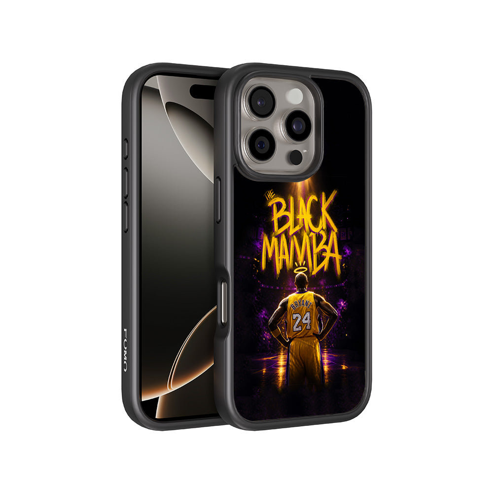 Black Mamba 24 Basketball Sports 3D Skin with Shockguard Armour Magsafe Case for Apple iPhone 16 Pro Max