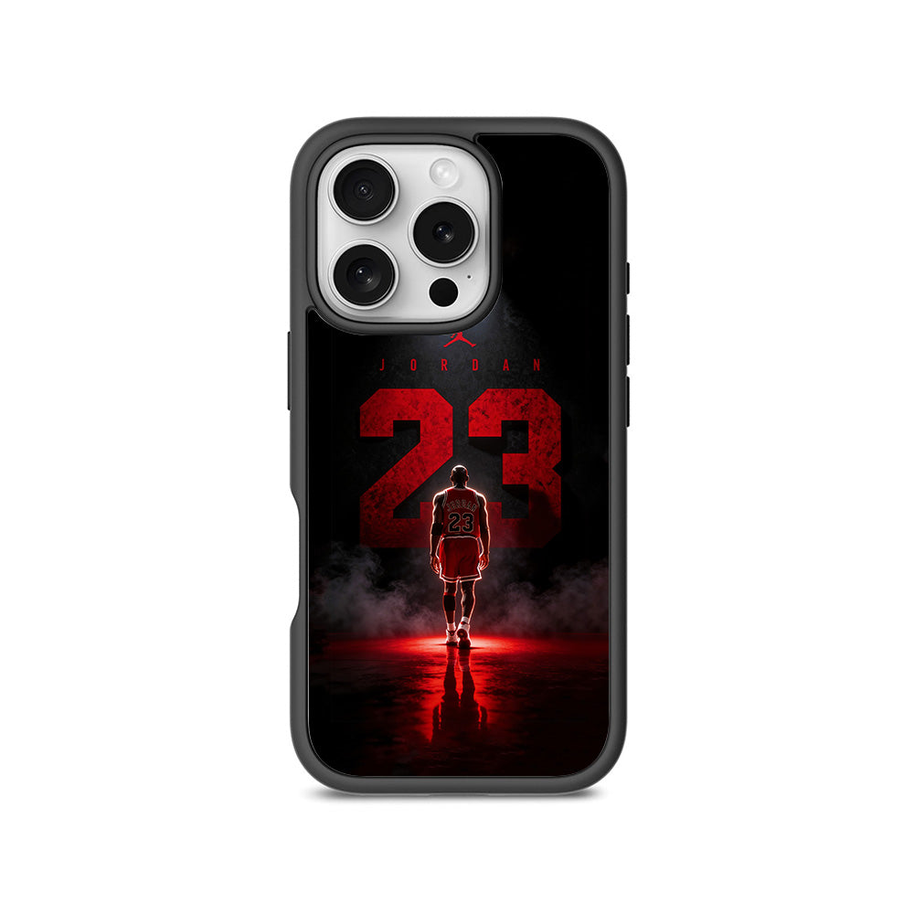 Michael Jordan Legacy Sports 3D Skin with Shockguard Armour Magsafe Case for Apple iPhone 16 Pro
