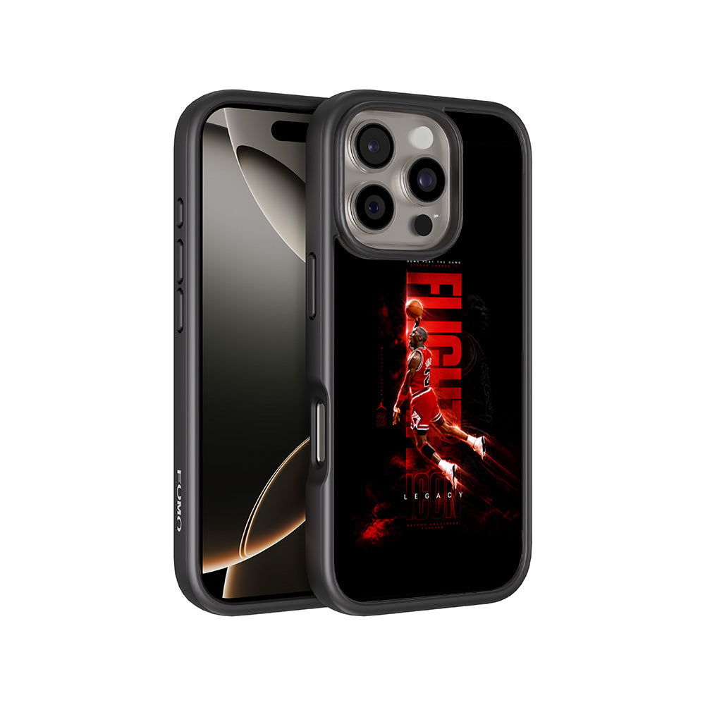 Jordan 23 Flight Sports 3D Skin with Shockguard Armour Magsafe Case for Apple iPhone 16 Pro