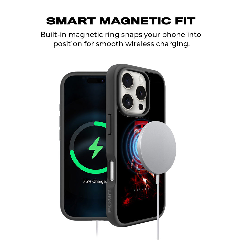 Jordan 23 Flight Sports 3D Skin with Shockguard Armour Magsafe Case for Apple iPhone 16 Pro