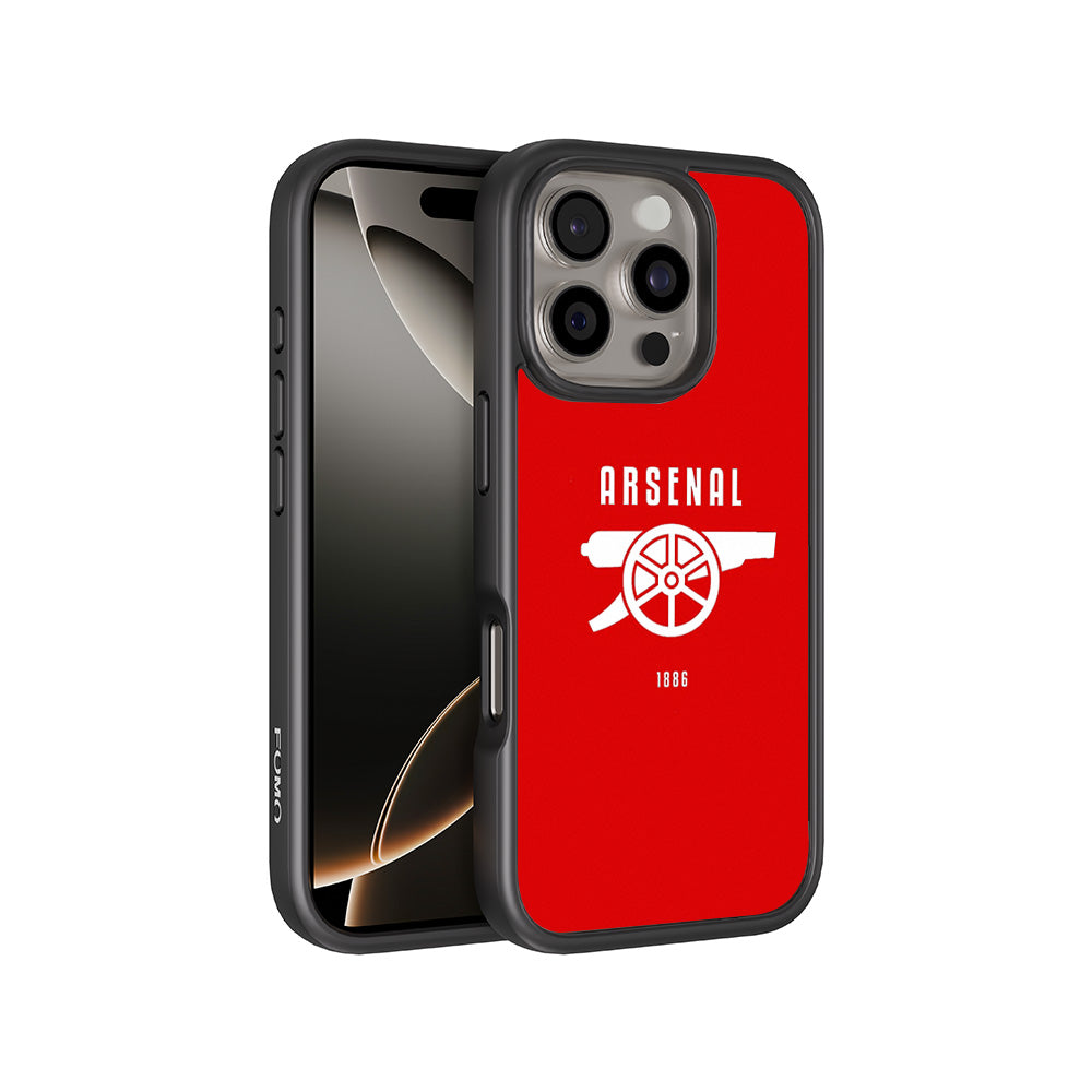 Arsenal Cannon Sports 3D Skin with Shockguard Armour Magsafe Case for Apple iPhone 16 Pro