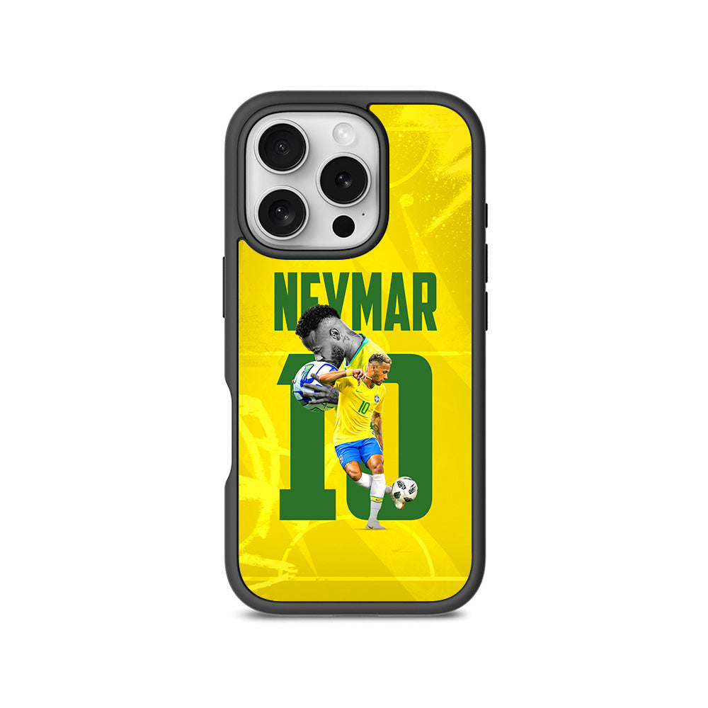 Neymar Da Silva Sports 3D Skin with Shockguard Armour Magsafe Case for Apple iPhone 16 Pro