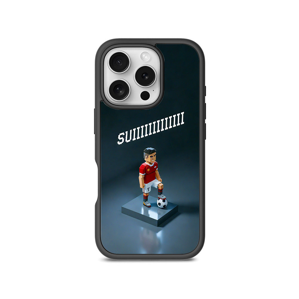 Legend Ronaldo 3D Skin with Shockguard Armour Magsafe Case for Apple iPhone 16 Pro