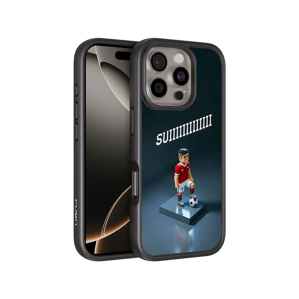 Legend Ronaldo 3D Skin with Shockguard Armour Magsafe Case for Apple iPhone 16 Pro
