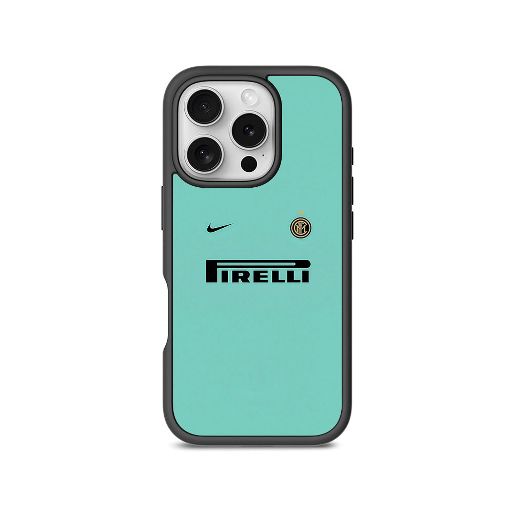 Pirelli Green 3D Skin with Shockguard Armour Magsafe Case for Apple iPhone 16 Pro