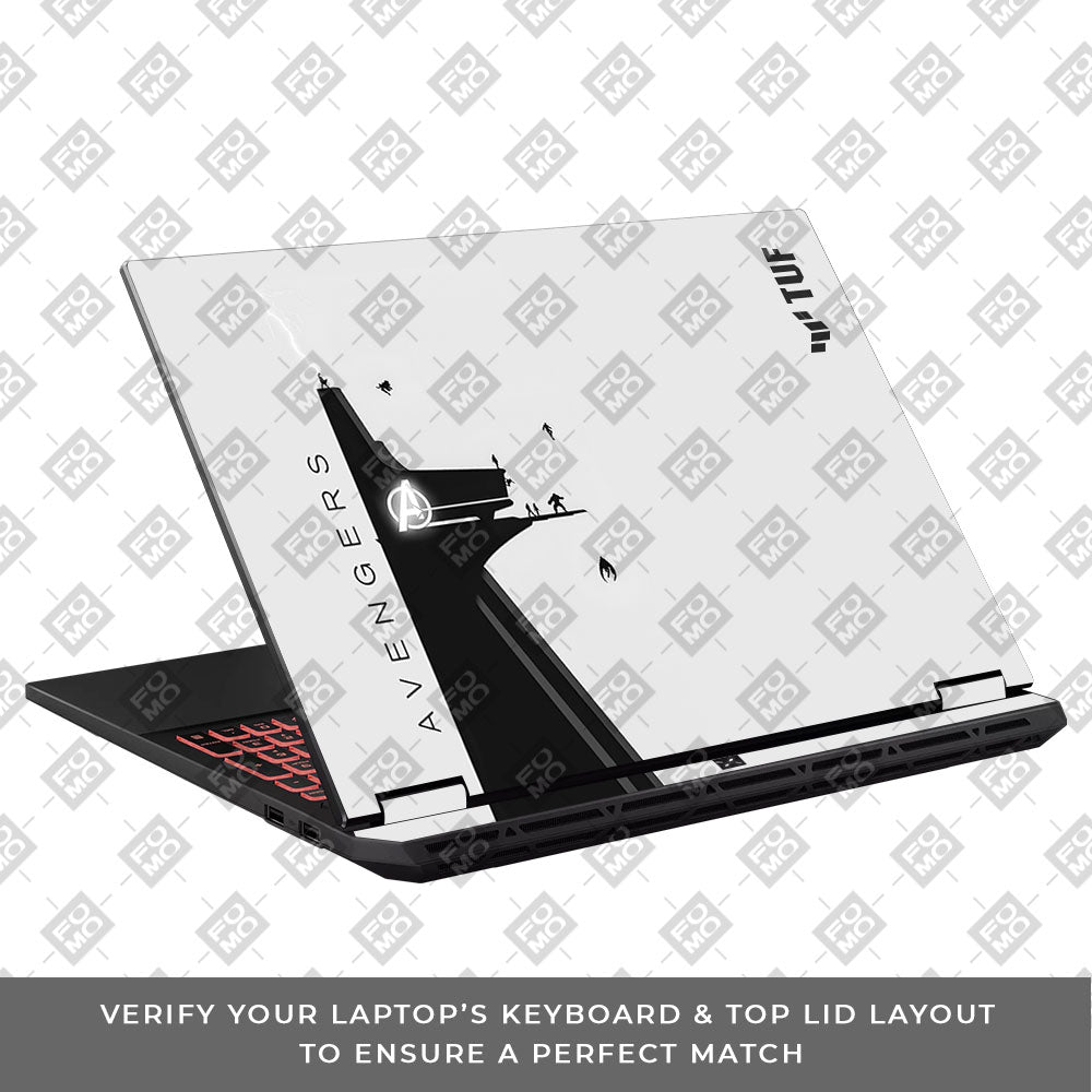 Avengers In Action Asus TUF Gaming A16 2025 Laptop Skin