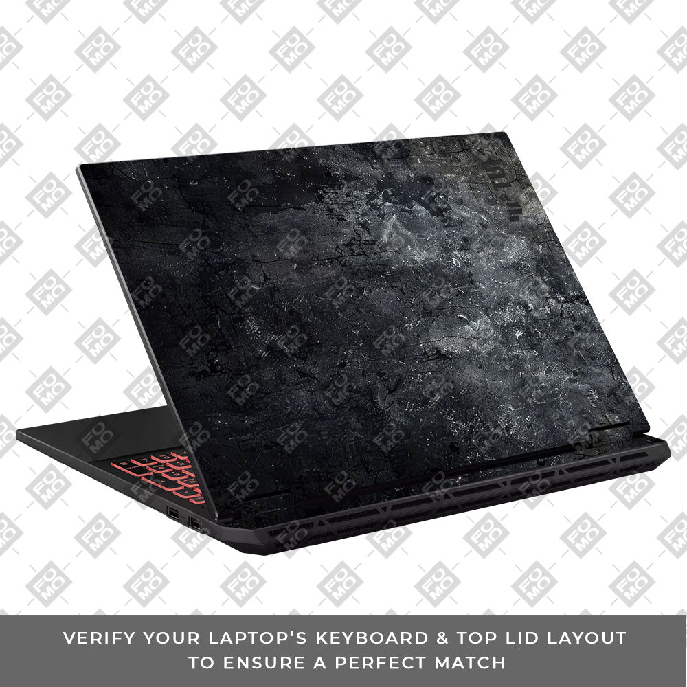 Dark Slate Armor Asus TUF Gaming A16 2025 Laptop Skin
