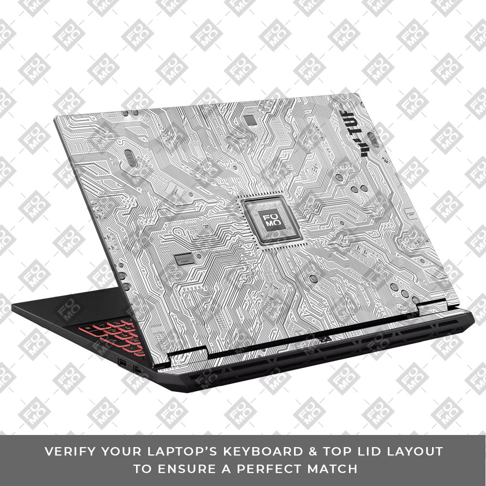 FOMO Circuit Light Mode Asus TUF Gaming A16 2025 Laptop Skin