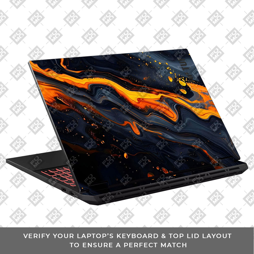 Lava Marble Asus TUF Gaming A16 2025 Laptop Skin