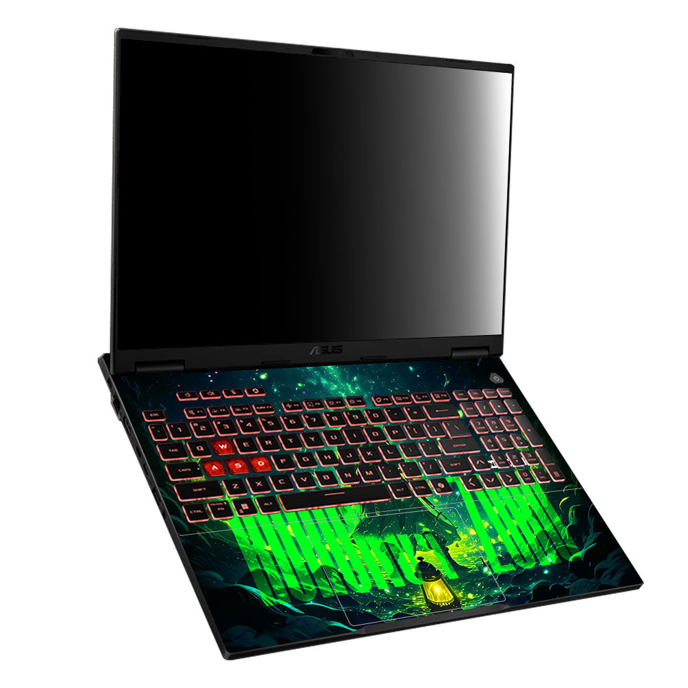 Roronoa Zoro Green Fury Asus TUF Gaming A16 2025 Laptop Skin