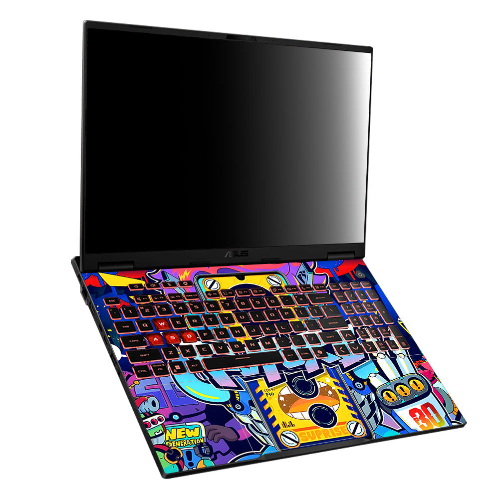 Futuristic Cyberpunk Vision Asus TUF Gaming A16 2025 Laptop Skin