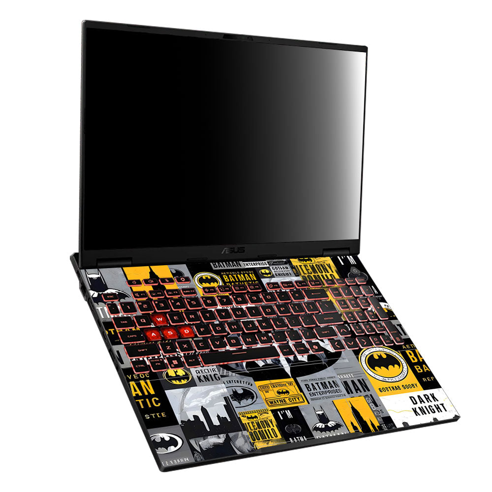 Batman Collage Asus TUF Gaming A16 2025 Laptop Skin