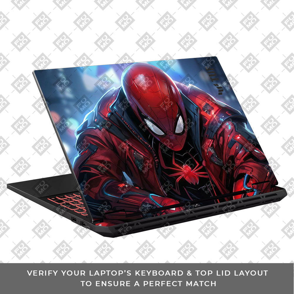 SpiderMan High Tech Hero Asus TUF Gaming A16 2025 3D Laptop Skin