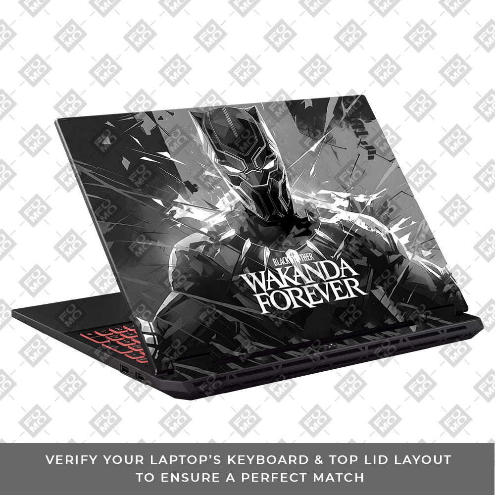 Black Panther Wakanda Forever Asus TUF Gaming A16 2025 3D Laptop Skin