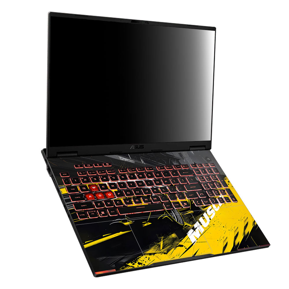 Black Muscle Asus TUF Gaming A16 2025 Laptop Skin