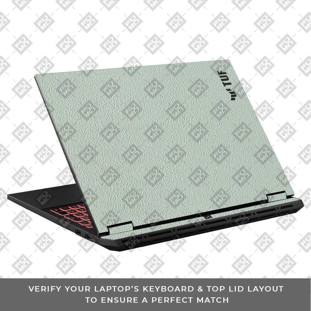 Textured Aqua Stone Asus TUF Gaming A16 2025 Laptop Skin