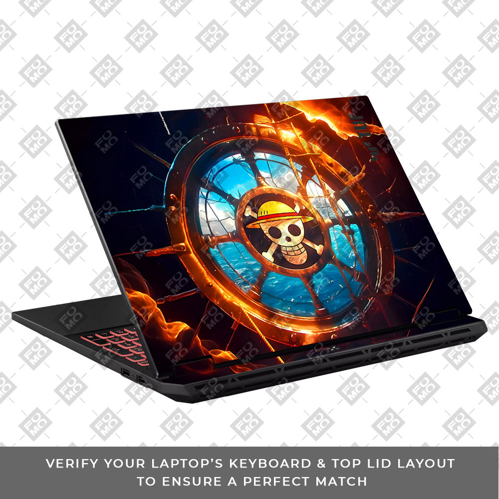 Straw Hat Pirates Emblem Asus TUF Gaming A16 2025 Laptop Skin