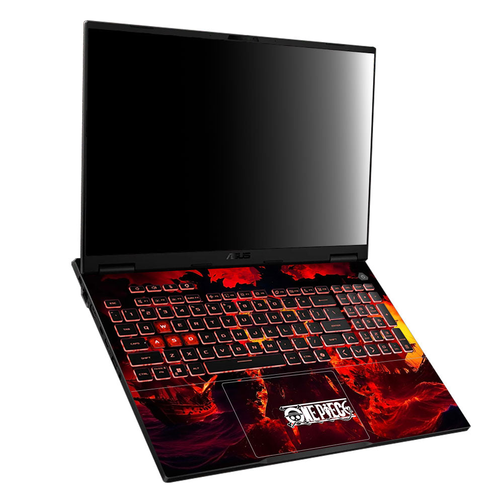 Luffy's Burning Tide Asus TUF Gaming A16 2025 Laptop Skin