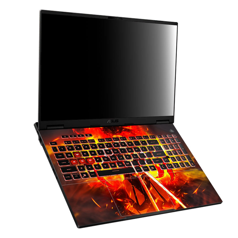 Flame Hashira Rengoku Asus TUF Gaming A16 2025 Laptop Skin