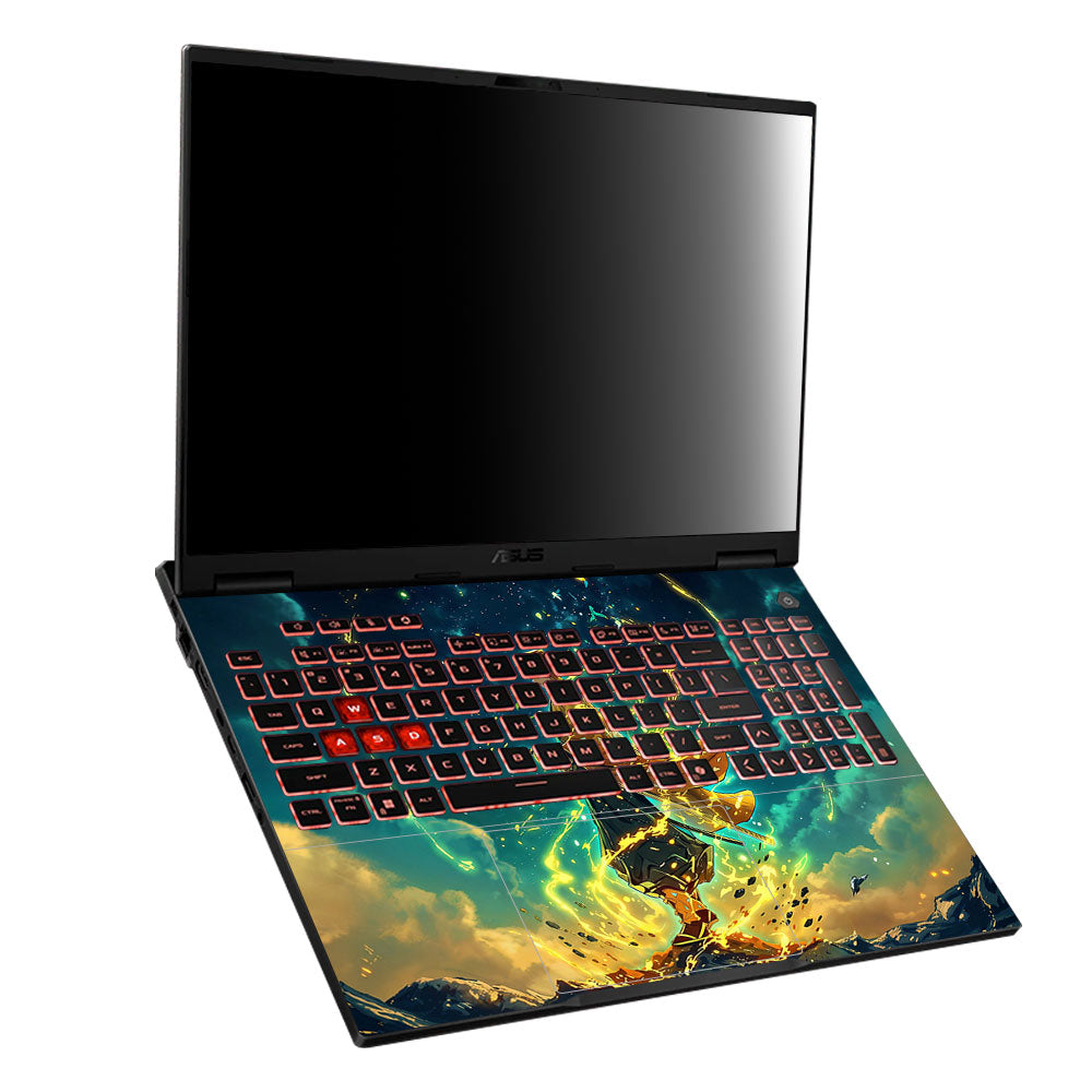 Zenitsu Thunder God Asus TUF Gaming A16 2025 Laptop Skin