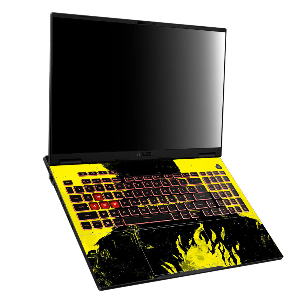 Backlit SAMURAI Jacket Asus TUF Gaming A16 2025 Laptop Skin
