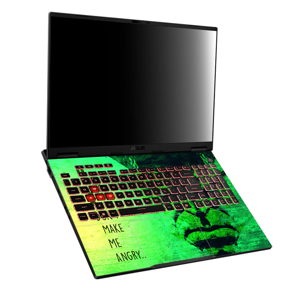 Hulk Don't Make Me Angry Asus TUF Gaming A16 2025 Laptop Skin