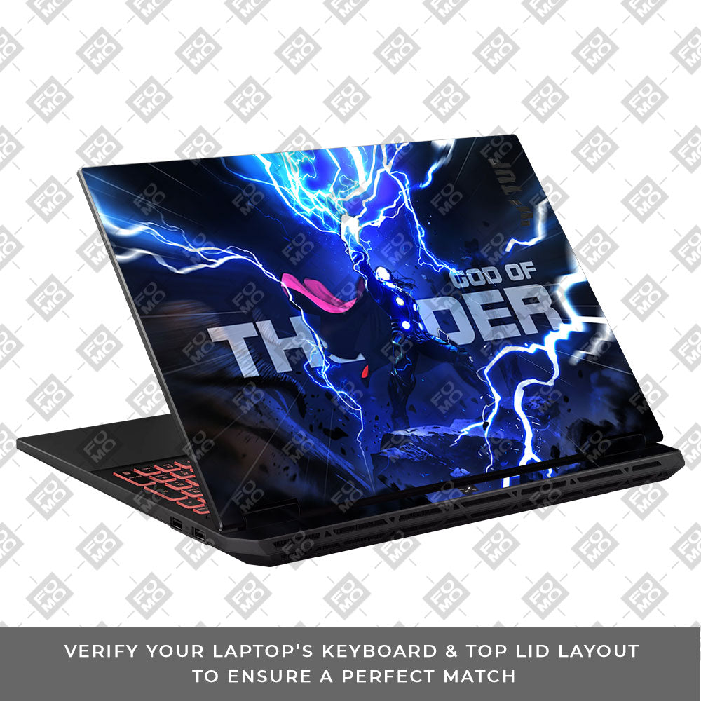 Thor God of Thunder Asus TUF Gaming A16 2025 Laptop Skin