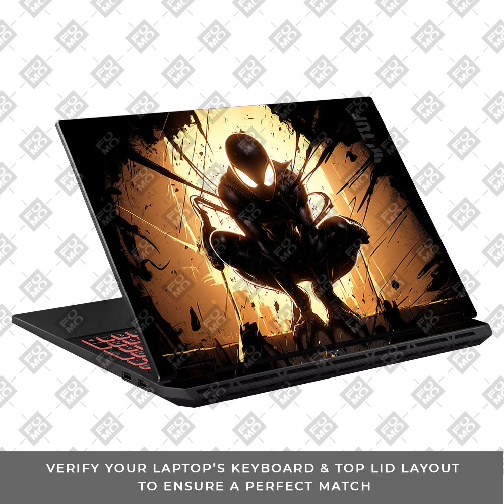 Shadow Spiderman Asus TUF Gaming A16 2025 Laptop Skin