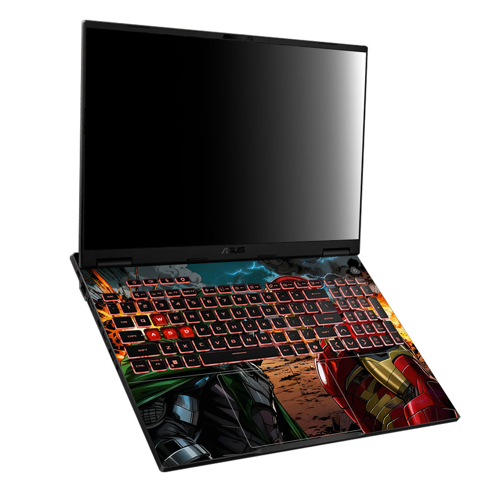 Iron Man vs Doom Asus TUF Gaming A16 2025 3D Laptop Skin