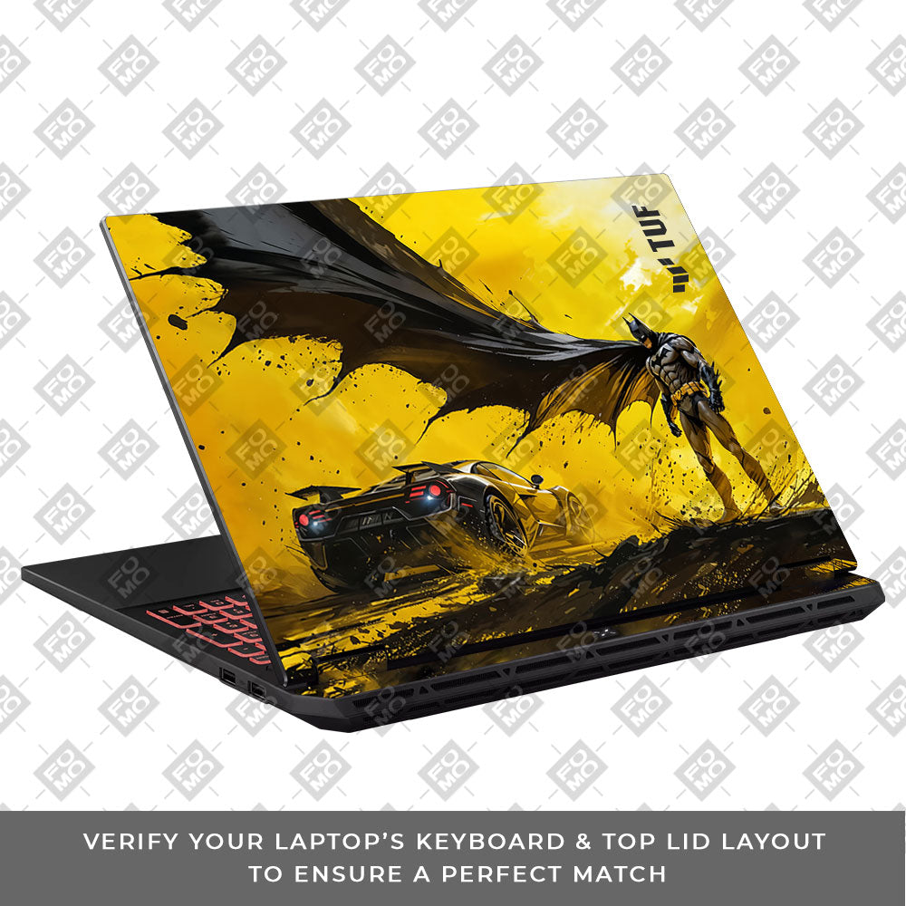 Dark Knight Velocity Asus TUF Gaming A16 2025 Laptop Skin