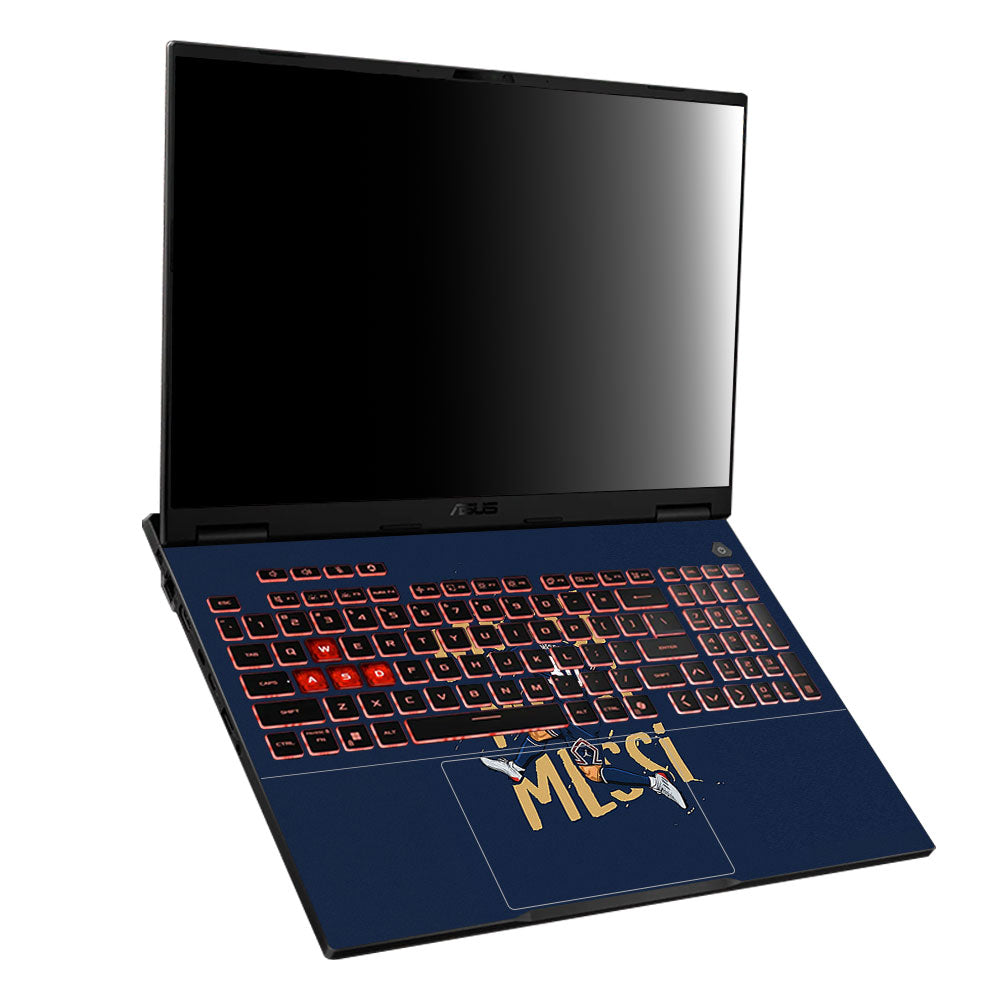 Messi Motion Masterpiece Asus TUF Gaming A16 2025 Laptop Skin