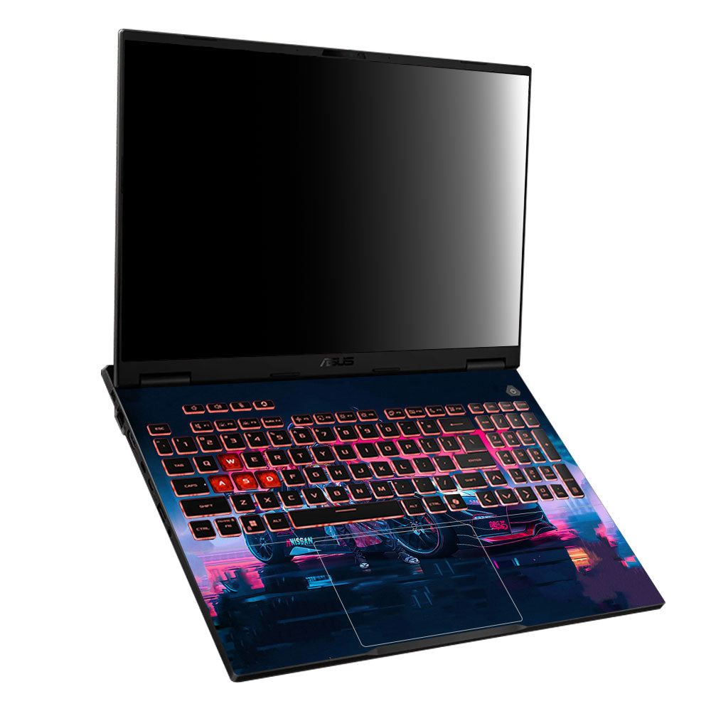 Neon Anime Racer Asus TUF Gaming F16 2025 Laptop Skin