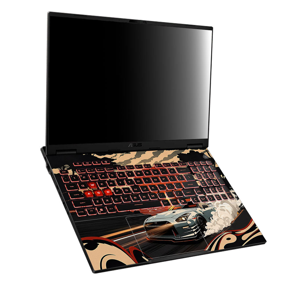 Samurai Rising Sun GTR Asus TUF Gaming A16 2025 Laptop Skin
