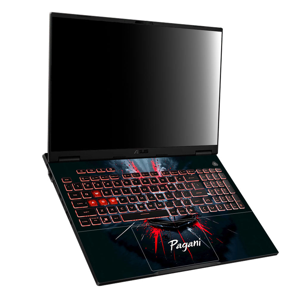 Pagani Midnight Impact Asus TUF Gaming A16 2025 Laptop Skin