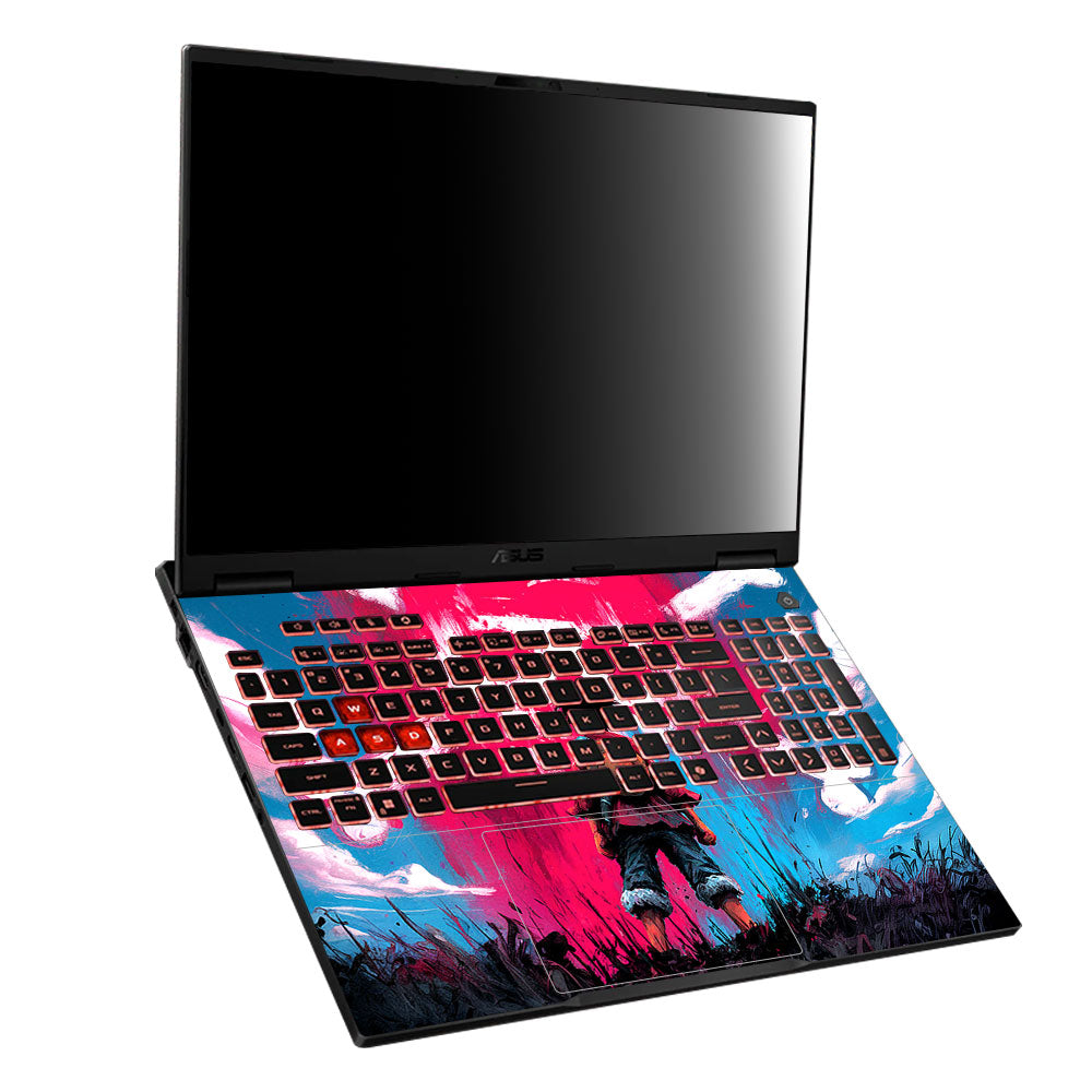 Anime Pirate Graffiti Asus TUF Gaming F16 2025 Laptop Skin