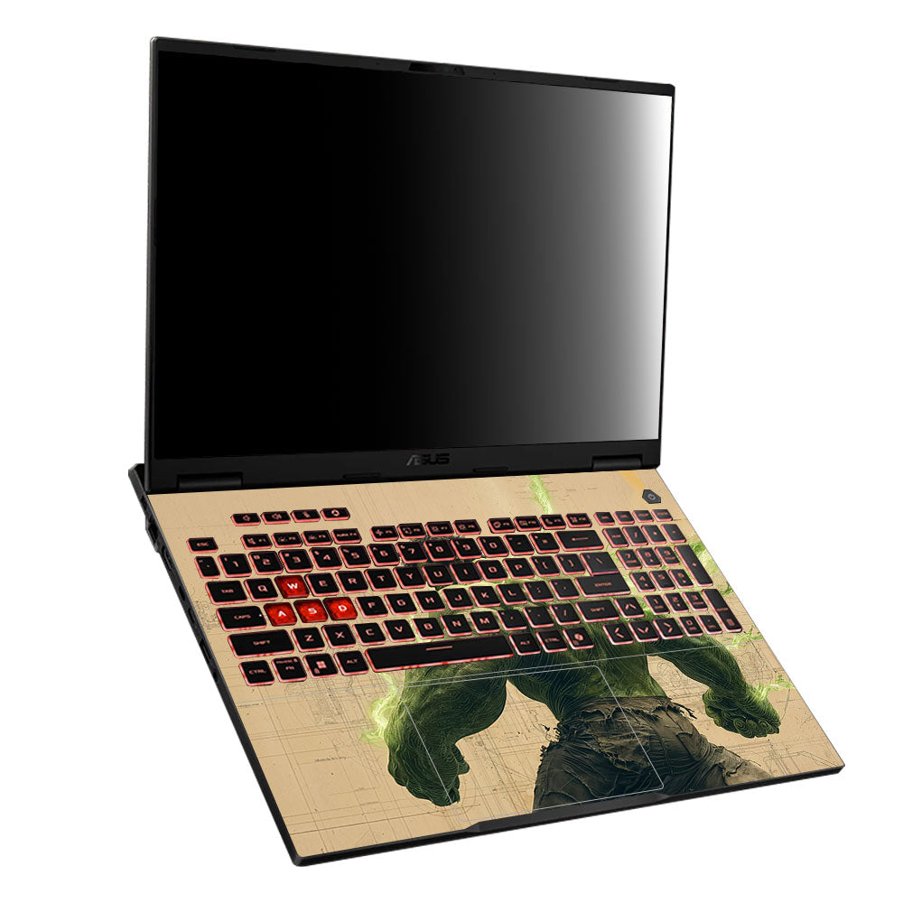 Hulk Unleashed Asus TUF Gaming A16 2025 Laptop Skin