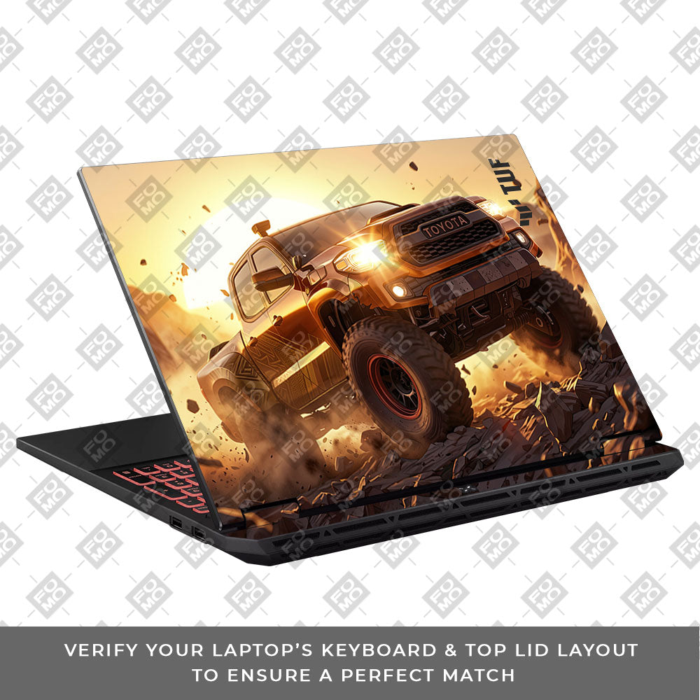 Toyota Off Road Beast Asus TUF Gaming A16 2025 Laptop Skin