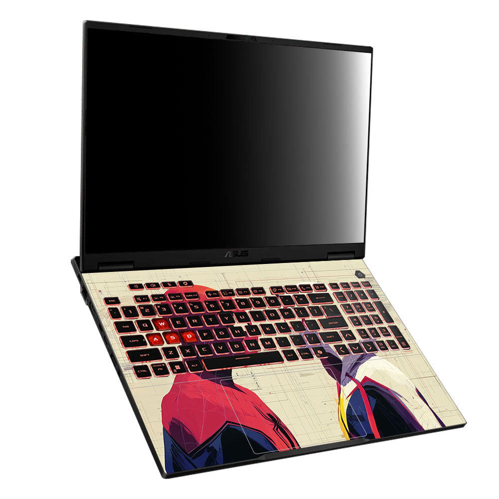 Spider Man X Spider Gwen Asus TUF Gaming A16 2025 Laptop Skin