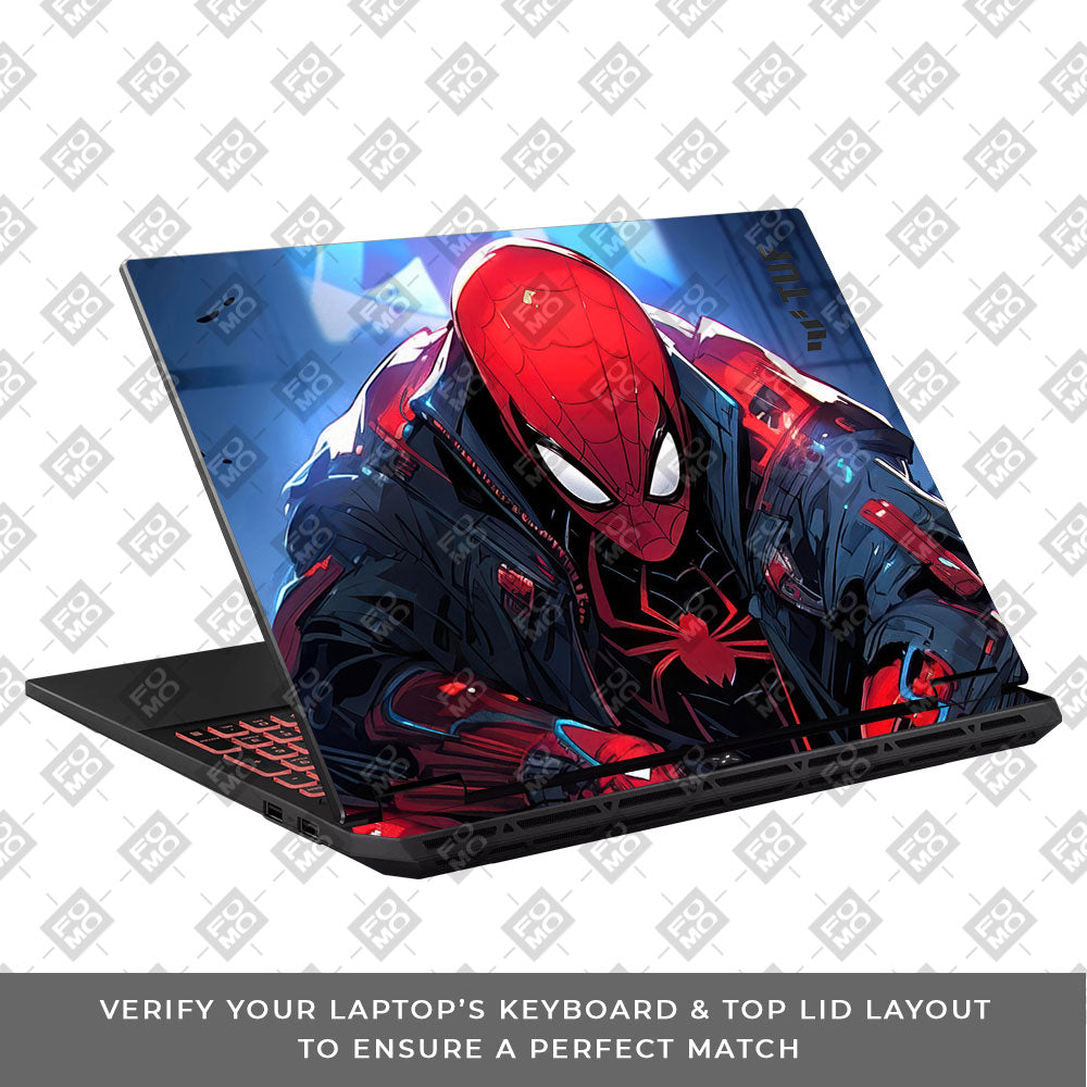 Spiderman Classic Asus TUF Gaming A16 2025 3D Laptop Skin