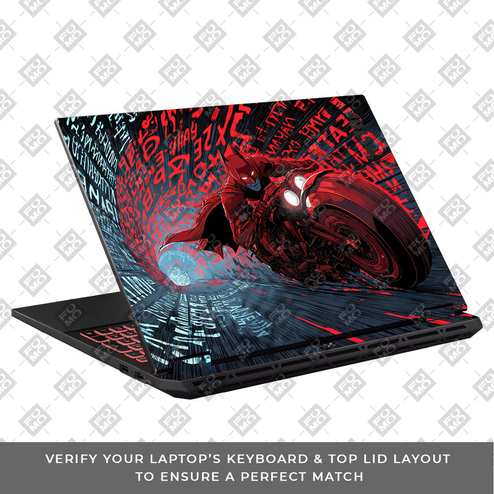 Dark Knight Overdrive Asus TUF Gaming A16 2025 3D Laptop Skin