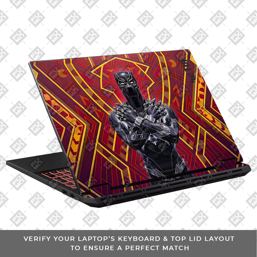 Wakanda Royal Power Asus TUF Gaming A16 2025 3D Laptop Skin