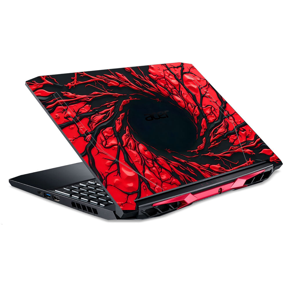 Spiderman Web Red Acer Nitro 5 AN515 44, 56 Laptop Skin