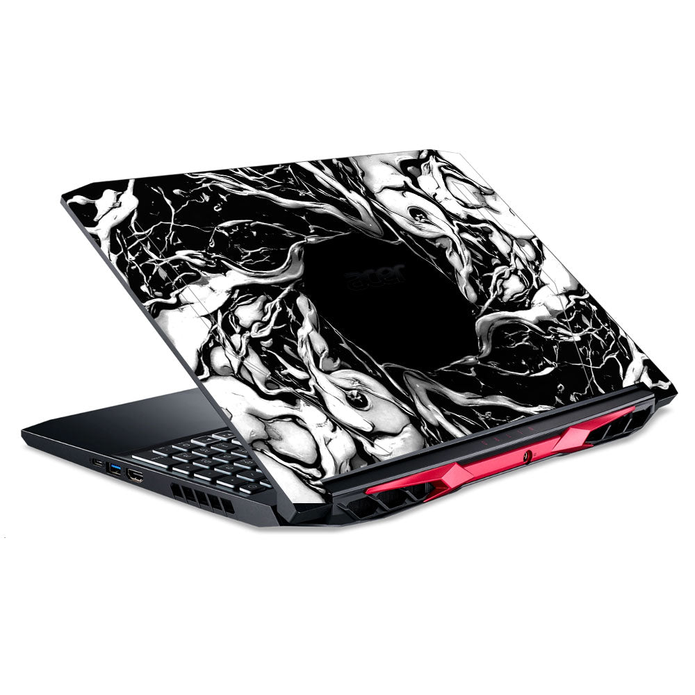 Spiderman Web Black Acer Nitro 5 AN515 44, 56 Laptop Skin