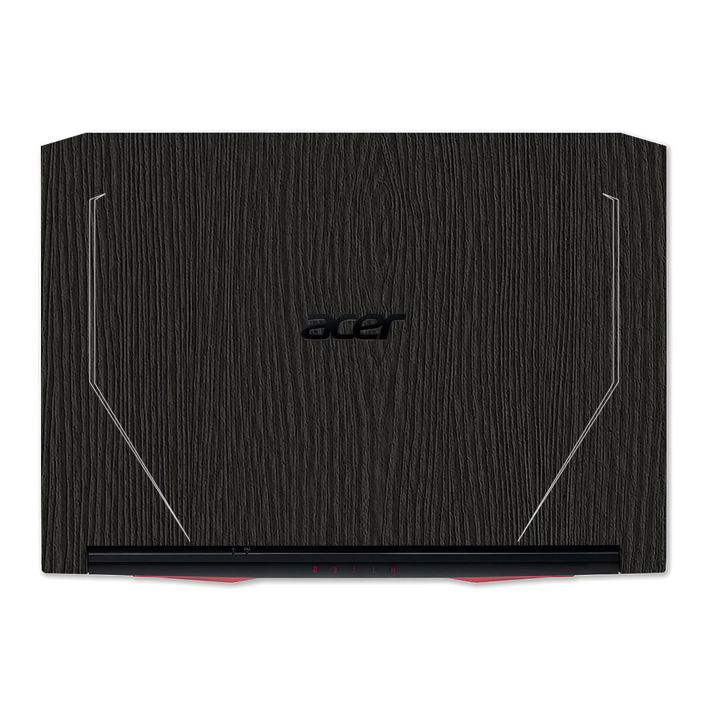 Textured Black Wood Acer Nitro 5 AN515 44, 56 Laptop Skin