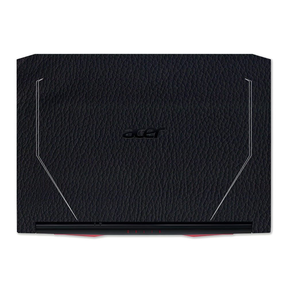 Textured Black Leather Acer Nitro 5 AN515 44, 56 Laptop Skin