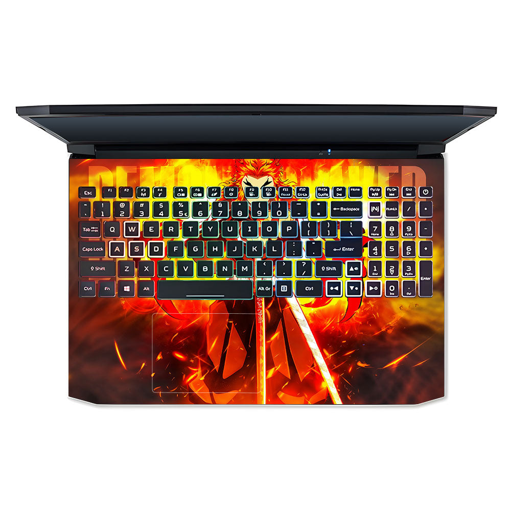 Flame Hashira Rengoku Acer Nitro 5 AN515 44, 56 Laptop Skin
