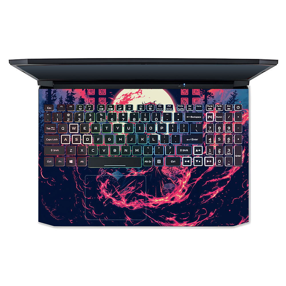 Tanjiro's Flame of Ember Acer Nitro 5 AN515 44, 56 Laptop Skin